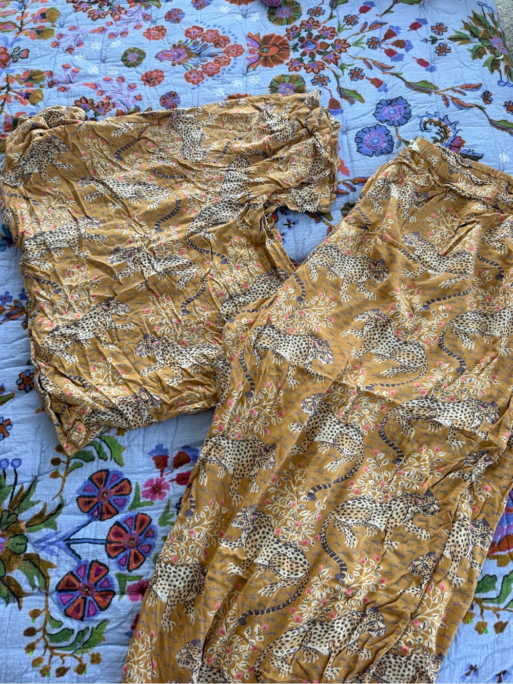 Printfresh eco satin bagheera set
